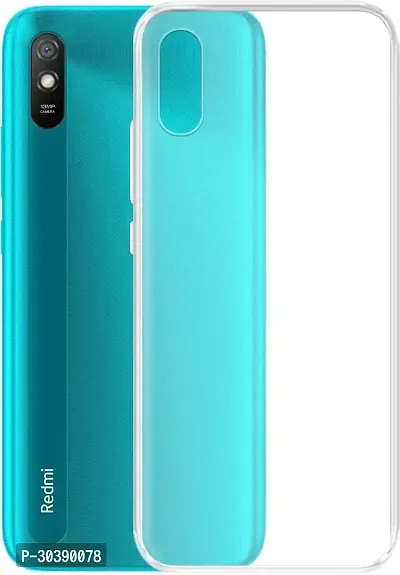 Coverblack Camera Bump Protector Rubber Back Cover For Redmi 9A SportTransparent-thumb0