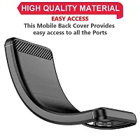 Coverblack Flexible Rubber Back Cover For Oppo A58 4GBlack-thumb3