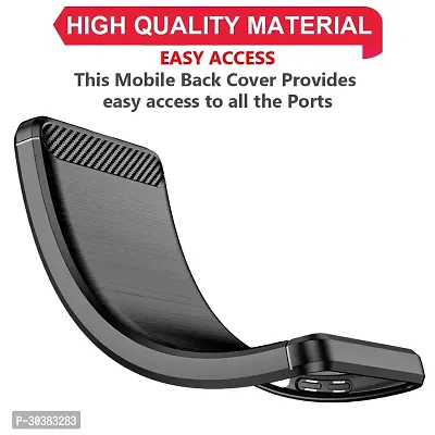 Coverblack Flexible Rubber Back Cover For Oppo A58 4GBlack-thumb4