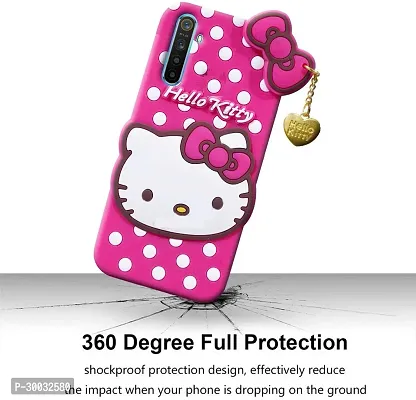 Coverblack Dual Protection Rubber Back Cover For Realme 6 ProHello Kitty Pink-thumb2