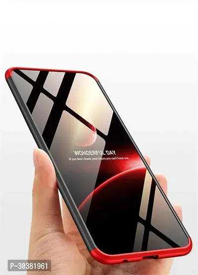 Coverblack Dual Protection Plastic Back Cover For Vivo 1804 , Vivo V11 ProRed-thumb3