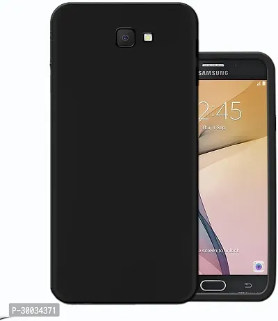 Coverblack Dual Protection Rubber Back Cover For Samsung Galaxy J7 PrimeBlack