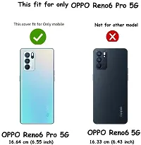 Coverblack Flexible Silicon Back Cover For Oppo Cph2249 ,Reno6 Pro 5GTransparent-thumb4