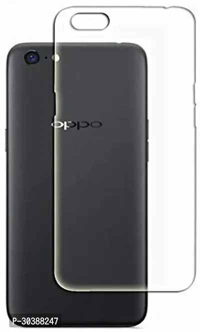 Coverblack Hybrid Tpu Silicon Back Cover For Oppo Cph1717 , A71 , A71KTransparent Totu-thumb2