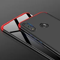 Coverblack Dual Protection Plastic Back Cover For Realme 3I Rmx1827Black,Red-thumb2