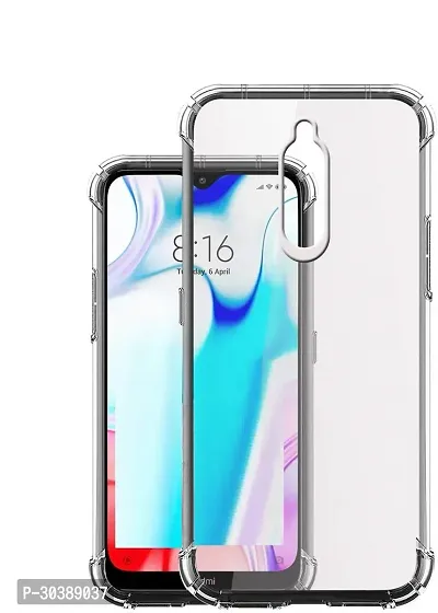 Coverblack Grip Case Rubber Back Cover For Mi Redmi 8Transparent Totu-thumb0