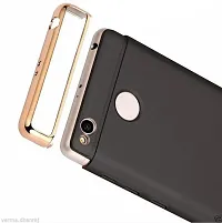 Coverblack Shock Proof Plastic Back Cover For Realme 2Black-thumb1