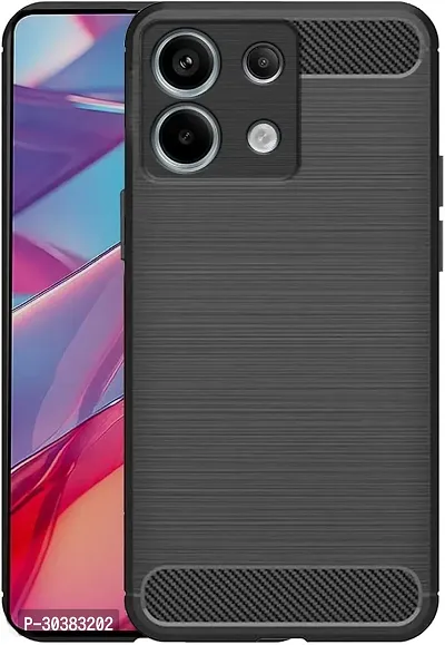 Coverblack Dual Protection Silicon Back Cover For Mi Redmi Note 13Pro 5G 2024Black-thumb0