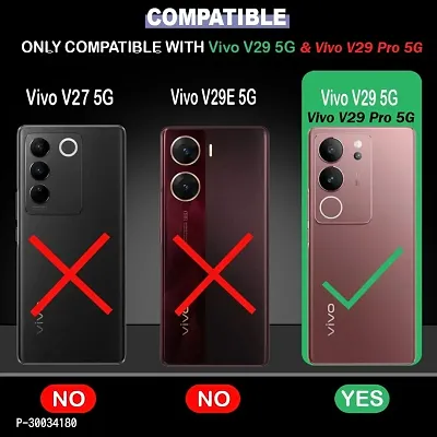 Coverblack Magnetic Case Silicon Back Cover For Vivo V2251 , Vivo_V29 Pro 5GTransparent Totu-thumb4