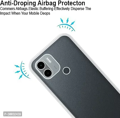 Coverblack Camera Bump Protector Rubber Back Cover For Redmi A2+Transparent-thumb5