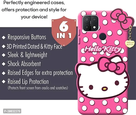 Coverblack Dual Protection Rubber Back Cover For Oppo A15Pink-thumb4