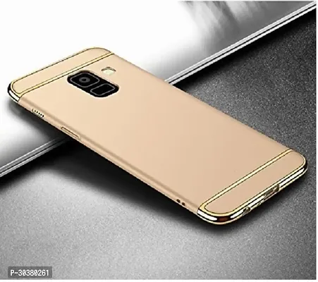 Coverblack Dual Protection Plastic Back Cover For Samsung Galaxy J8New 2018 EdiGolden-thumb3