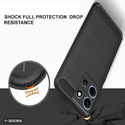 Coverblack Flexible Rubber Back Cover For Oneplus Nord3 5GBlack-thumb5