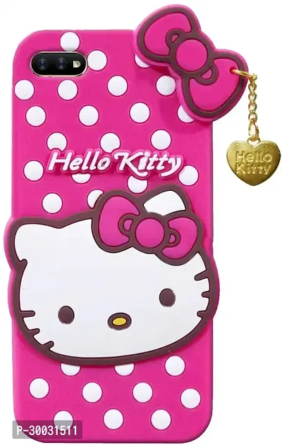 Coverblack Dual Protection Rubber Back Cover For Realme Rmx1945Realme C2Pink Hello Kitty-thumb2