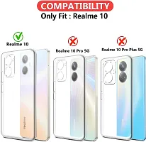 Coverblack Dual Protection Silicon Back Cover For Realme Rmx3630 ,Realme 10Transparent Totu-thumb3