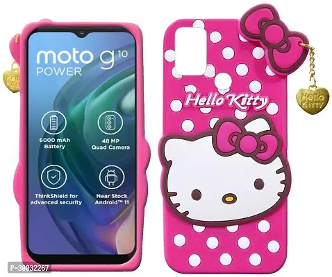 Coverblack Hybrid Tpu Silicon Back Cover For Motorola Moto G10Attactive Pink-thumb5