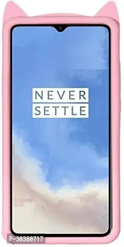 Coverblack Flexible Silicon Back Cover For Oneplus 7THd1901Light Pink-thumb5