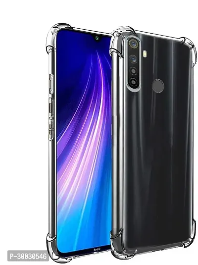 Coverblack Flexible Rubber Back Cover For Mi Redmi Note 8Transparent Totu-thumb2