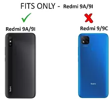 Coverblack Dual Protection Silicon Back Cover For Mi Redmi 9A SportTransparent Totu-thumb3