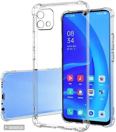 Coverblack Grip Case Rubber Back Cover For Oppo A16KTransparent Totu-thumb2