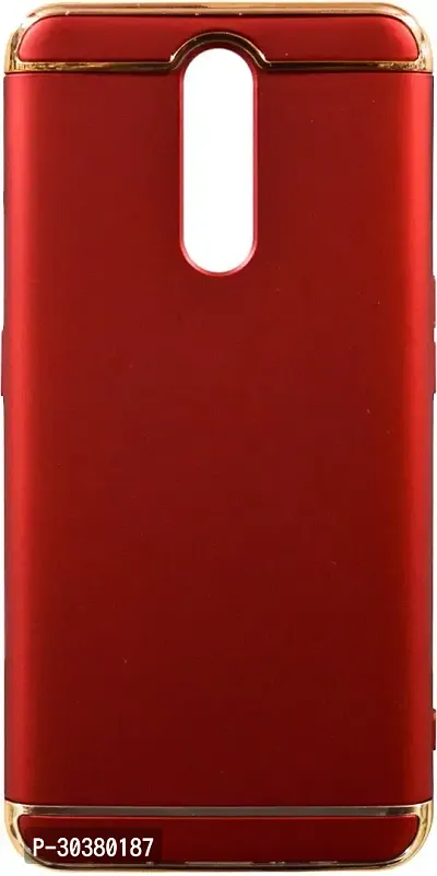 Coverblack Grip Case Plastic Back Cover For Oppo Cph1911Oppo F11Red-thumb2