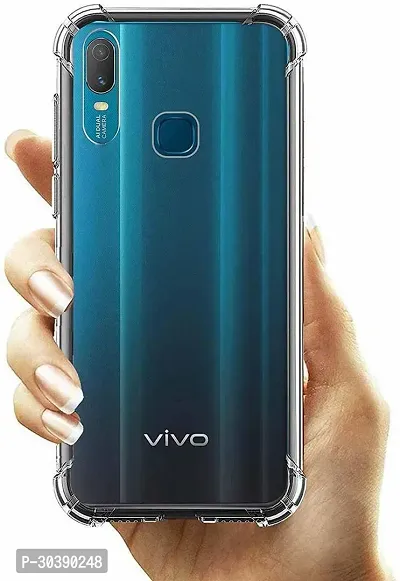 Coverblack Dual Protection Rubber Back Cover For Vivo Y11Transparent-thumb5