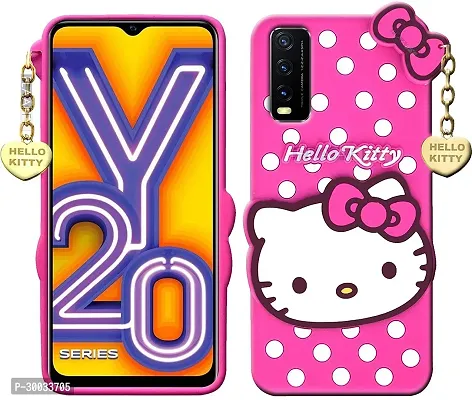 Coverblack Flexible Rubber Back Cover For Vivo V2027 , Vivo Y20IPink-thumb3