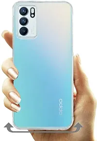 Coverblack Grip Case Silicon Back Cover For Oppo Cph2251 ,Reno6 5GTransparent-thumb2