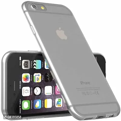 Coverblack Shock Proof Rubber Back Cover For Apple Iphone 6 , Apple Iphone 6STransparent-thumb0