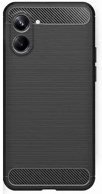 Coverblack Dual Protection Rubber Back Cover For Realme Rmx3630 , Realme_10Black-thumb4