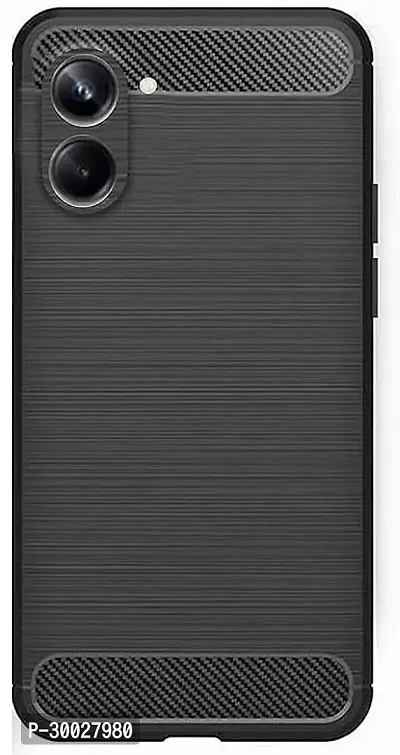 Coverblack Dual Protection Rubber Back Cover For Realme Rmx3630 , Realme_10Black-thumb5