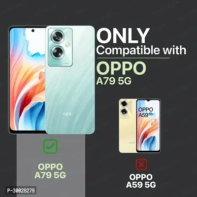 Coverblack Hybrid Tpu Rubber Back Cover For Oppo A79 5GBlack-thumb3