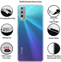 Coverblack Grip Case Rubber Back Cover For Vivo Y20GTransparent Totu-thumb3