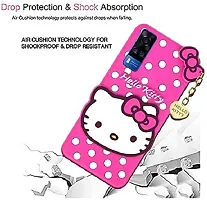 Coverblack Shock Proof Rubber Back Cover For Vivo Y51APink, White-thumb2