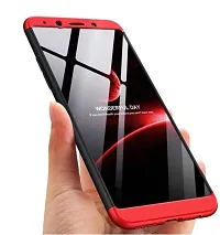 Coverblack Shock Proof Plastic Back Cover For Realme 3 , Realme 3IRed,Black-thumb3