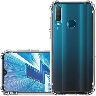 Coverblack Grip Case Rubber Back Cover For Samsung Galaxy A40S , Galaxy M30Transparent-thumb2