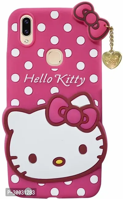 Coverblack Dual Protection Rubber Back Cover For Redmi Note 7SPink Hello Kitty Case-thumb3