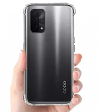 Coverblack Flexible Rubber Back Cover For Oppo A74 5GTransparent Totu-thumb4