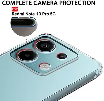 Coverblack Waterproof Silicon Back Cover For Mi Redmi Note 13Pro 5G 2024Transparent Totu-thumb4