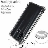 Coverblack Dual Protection Rubber Back Cover For Tecno Spark 6 AirTransparent Totu-thumb1