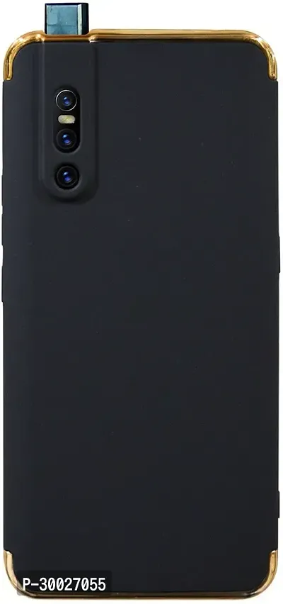 Coverblack Grip Case Plastic Back Cover For Vivo V15 ProBlack-thumb2