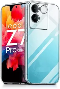 Coverblack Hybrid Tpu Silicon Back Cover For Vivo V2321 , Vivo T2Pro 5GTransparent Totu-thumb1