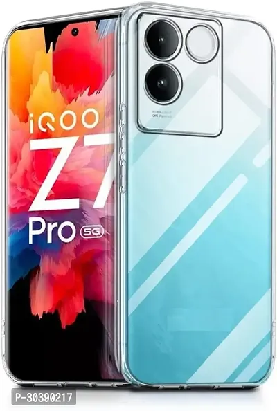 Coverblack Hybrid Tpu Silicon Back Cover For Vivo V2321 , Vivo T2Pro 5GTransparent Totu-thumb2