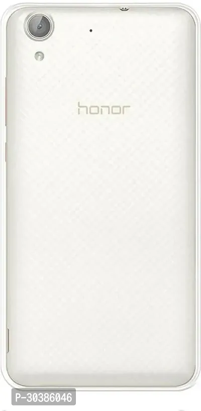 Coverblack Dual Protection Rubber Back Cover For Honor Holly 3Transparent-thumb2