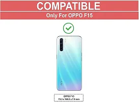 Coverblack Flexible Rubber Back Cover For Oppo Cph2001 , Oppo_F15 , A91Dark Pink-thumb2