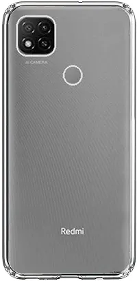 Coverblack Flexible Rubber Back Cover For Redmi 9CTransparent-thumb1