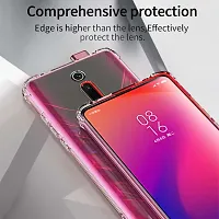 Coverblack Flexible Rubber Back Cover For Mi 9T , Mi 9T Pro ,Redmi K20 ,K20 ProTransparent Totu-thumb3