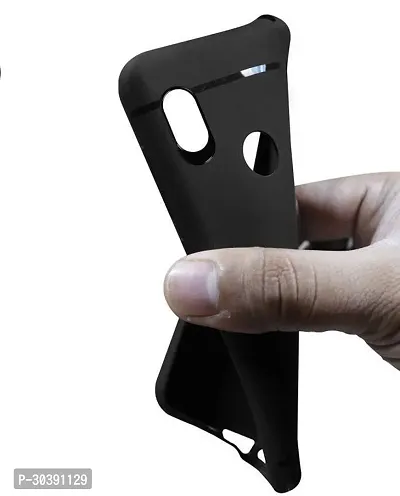 Coverblack Dual Protection Rubber Back Cover For Huawei Honor 7CLndal30Black-thumb2