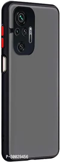 Coverblack Camera Bump Protector Polycarbonate Back Cover For Redmi Note 10 ProBlack Smoke-thumb0