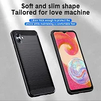 Coverblack Flexible Rubber Back Cover For Samsung Galaxy M04Black-thumb4